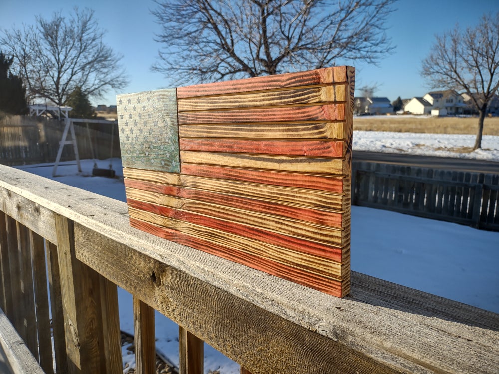 Vintage Americana Flag