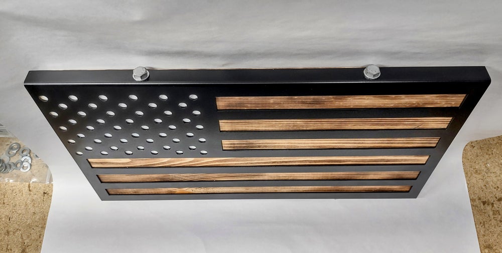 Steel Antique Flag