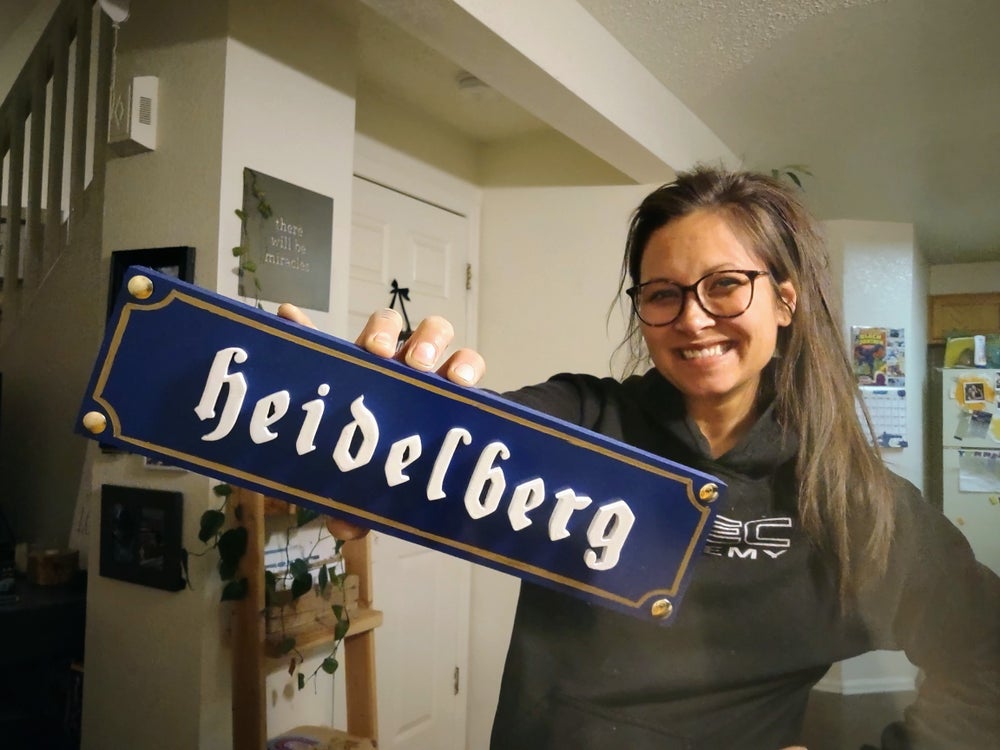 Heidelberg Street Sign