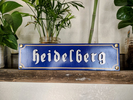 Heidelberg Street Sign