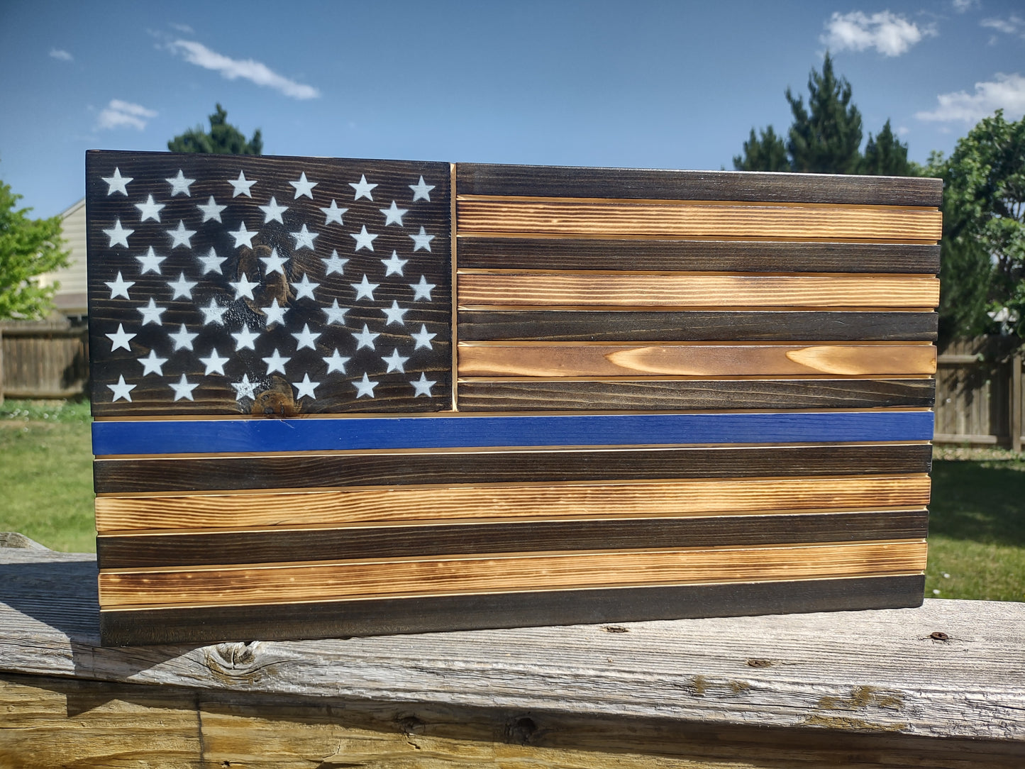 Thin Line Antique Flag
