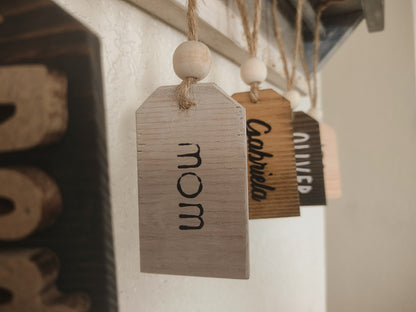 Wooden Tag