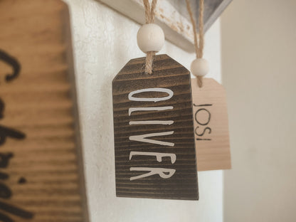 Wooden Tag