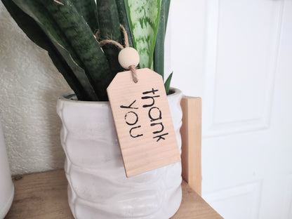 Wooden Tag